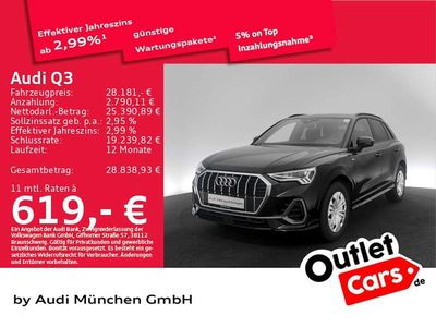 Gebraucht Audi Q3 S-Line 245 PS (180 kW) 2022 Mythosschwarz metallic SUV