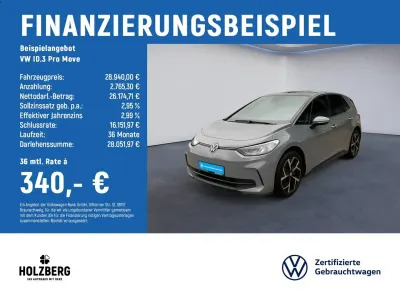 Gebraucht VW ID.3 Pro 150 kW (204 PS) 2024 Grau Kleinwagen