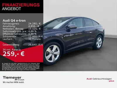 Gebraucht Audi Q4 Sportback e-tron Sport 125 kW (170 PS) 2022 Violett SUV