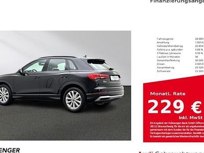 Usado Audi Q3 Advanced 150 CV (110 kW) 2022 Negro SUV