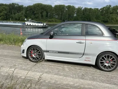 Używany Abarth 500C 179 KM (131 kW) 2015 Szary Kabriolet