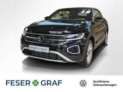 Neu VW T-Roc Cabriolet 150 PS (110 kW) 2025 Deep black perleffekt / schwarz Cabrio