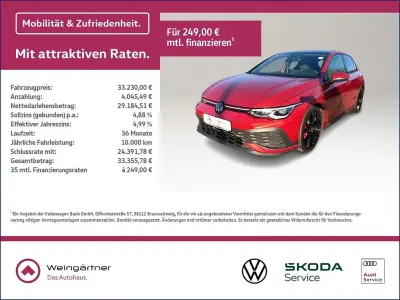 Gebraucht VW Golf VIII GTI Clubsport 300 PS (220 kW) 2023 Rot Limousine