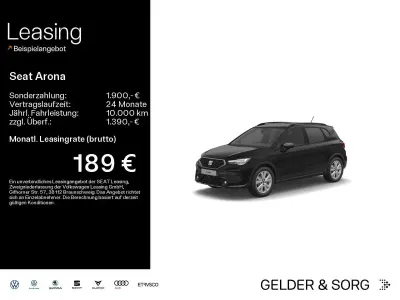 Nuova Seat Arona FR 150 CV (110 kW) 2026 Nero SUV