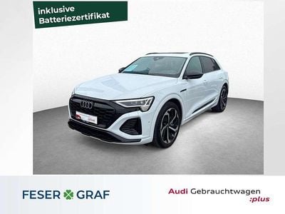 Gebraucht Audi Q8 e-tron Ambiente 300 kW (408 PS) 2025 Gletscherweiß SUV