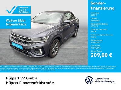 Gebraucht VW T-Roc Cabriolet R-line 150 PS (110 kW) 2025 Grau Cabrio
