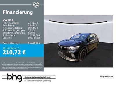 Gebraucht VW ID.4 Pure 125 kW (170 PS) 2023 Schwarz SUV