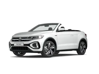 Gebraucht VW T-Roc Cabriolet R-line 150 PS (110 kW) 2022 Pure white (weiß) Cabrio
