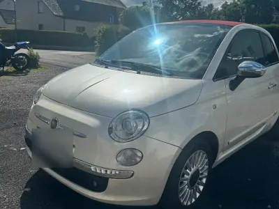 Gebraucht Fiat 500 100 PS (73 kW) 2011 Weiß Cabrio