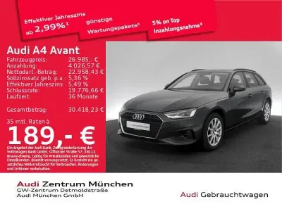 Gebraucht Audi A4 204 PS (150 kW) 2023 Manhattangrau metallic Kombi