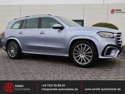 Gebraucht Mercedes GLS580 AMG line 517 PS (380 kW) 2024 Manufaktur cote d'azur hellbla SUV