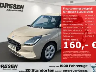 Neu Suzuki Swift Comfort 81 PS (59 kW) 2026 Beige Kleinwagen