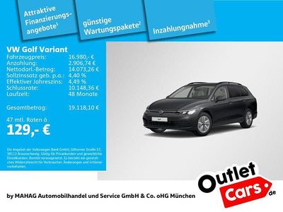Grau Gebraucht 2022 VW Golf VIII Life Kombi | 16.980 € (Fairer Preis)