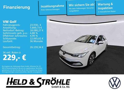 Gebraucht VW Golf VIII Move 110 PS (80 kW) 2024 Pure white Limousine