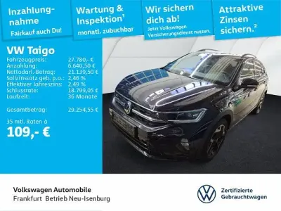 Gebraucht VW Taigo R-line 150 PS (110 kW) 2025 Deep black perleffekt (metallic) SUV
