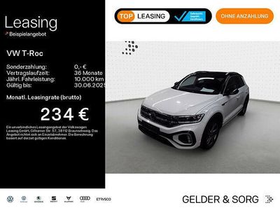 Pure white Gebraucht 2024 VW T-Roc R-line SUV | 29.990 € (Fairer Preis)