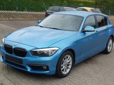 Gebraucht BMW 116 Advantage 109 PS (80 kW) 2018 Seaside blue metallic Kleinwagen