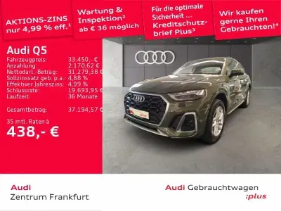 Brugt Audi Q5 S-Line 367 HK (269 kW) 2022 Grøn SUV