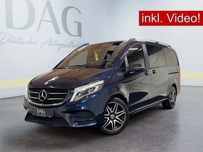 Blau Gebraucht 2019 Mercedes V250 AMG line Van / Kleinbus | 35.900 € (Guter Preis)
