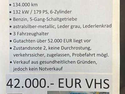 Gebraucht Mercedes 300 179 PS (131 kW) 1989 Silber Cabrio