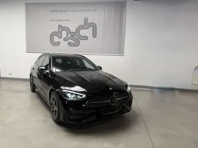 Gebraucht Mercedes C220 AMG 220 PS (161 kW) 2023 Schwarz/baltic black Kombi