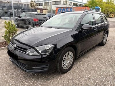 Gebraucht VW Golf VII Trendline 110 PS (80 kW) 2014 Schwarz Kombi