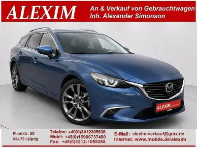Gebraucht Mazda 6 175 PS (128 kW) 2015 Blau Kombi