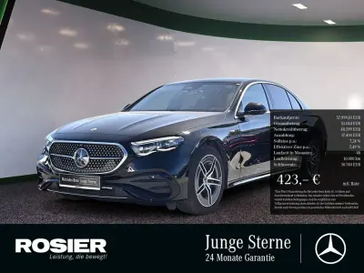 Gebraucht Mercedes E300 AMG 313 PS (230 kW) 2025 Schwarz / obsidianschwarz (metallic) Limousine