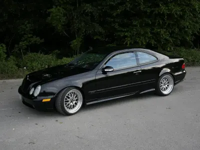 Gebraucht Mercedes CLK320 218 PS (160 kW) 2000 Schwarz Coupé