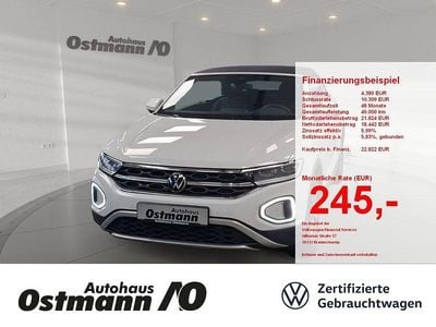 Gebraucht VW T-Roc Cabriolet Style 150 PS (110 kW) 2023 Weiß Cabrio