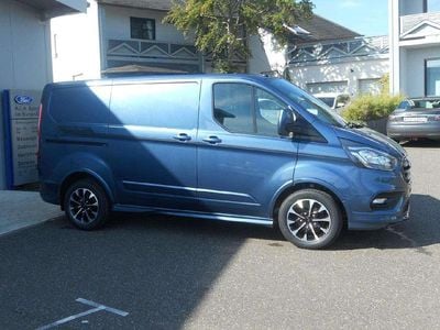 Gebraucht Ford Transit Custom Sport 170 PS (125 kW) 2018 Chromablau metallic Van / Kleinbus