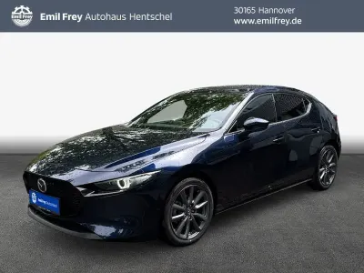 Neu Mazda 3 Takumi-Line 140 PS (102 kW) 2026 Deep crystal blue metallic Limousine