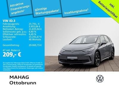 Gebraucht VW ID.3 Pro 150 kW (204 PS) 2023 Grau Kleinwagen