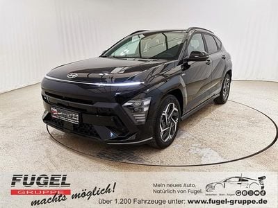 Gebraucht Hyundai Kona N Line 199 PS (146 kW) 2024 Abyss black / mic SUV