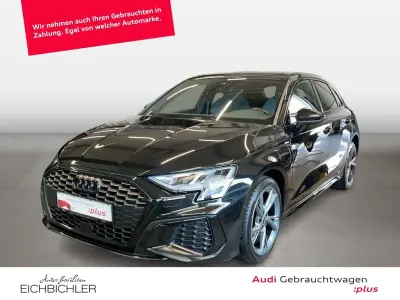 Brugt Audi A3 S-Line 204 HK (150 kW) 2023 Sort Sedan