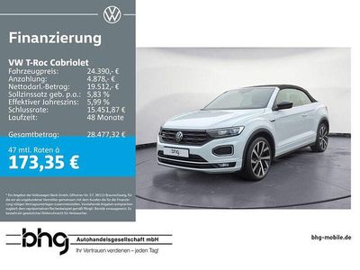 Gebraucht VW T-Roc 150 PS (110 kW) 2021 Weiß SUV