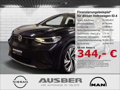 gebraucht VW ID4 Pro Performance 150 kW 1st Max AHK elektr. 21Zoll