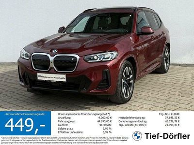 Gebraucht BMW iX3 M Sport 210 kW (286 PS) 2023 Piemont rot metallic SUV