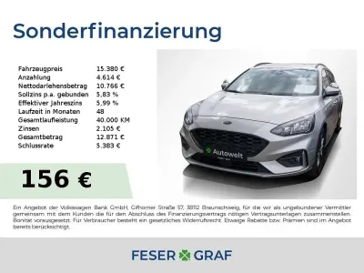 Używany Ford Focus ST-Line 125 KM (91 kW) 2020 Srebrny Kombi