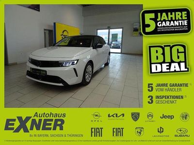 Gebraucht Opel Astra Elegance 131 PS (96 kW) 2023 Schnee weiss / dach in schwarz Limousine