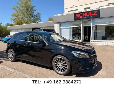 Second-hand Mercedes A180 AMG line 122 CP (89 kW) 2018 Negru Berlinǎ