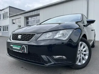 Używany Seat Leon Style 110 KM (80 kW) 2016 Czarny Sedan/Limuzyna