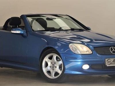 Usata Mercedes SLK200 163 CV (119 kW) 2001 Blu Cabrio