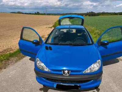 Gebraucht Peugeot 206 60 PS (44 kW) 2005 Blau Kleinwagen