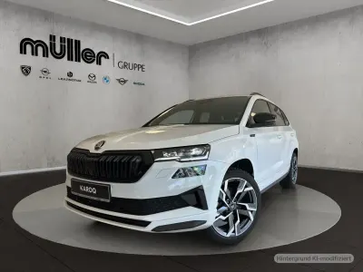 Neu Skoda Karoq SportLine 190 PS (139 kW) 2026 Weiß SUV