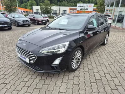 Gebraucht Ford Focus Titanium S 125 PS (91 kW) 2019 Iridiumschwarz metallic Kombi