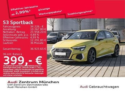 Gebraucht Audi S3 Basis 310 PS (228 kW) 2023 Pythongelb metallic Limousine