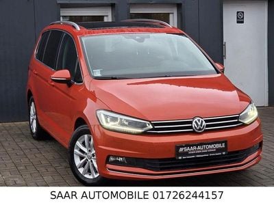Orange Gebraucht 2017 VW Touran Highline Van / Kleinbus | 17.999 € (Guter Preis)