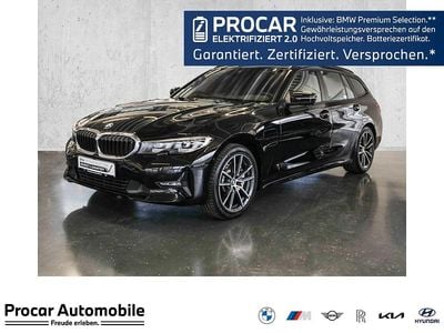 Gebraucht BMW 330e Advantage 292 PS (214 kW) 2020 Schwarz Kombi