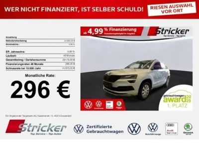 Gebraucht Skoda Karoq SportLine 150 PS (110 kW) 2022 Brillantsilber metallic (metallic) SUV